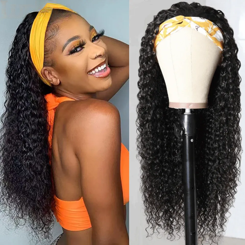 Malaysian Water Wave Headband Wig