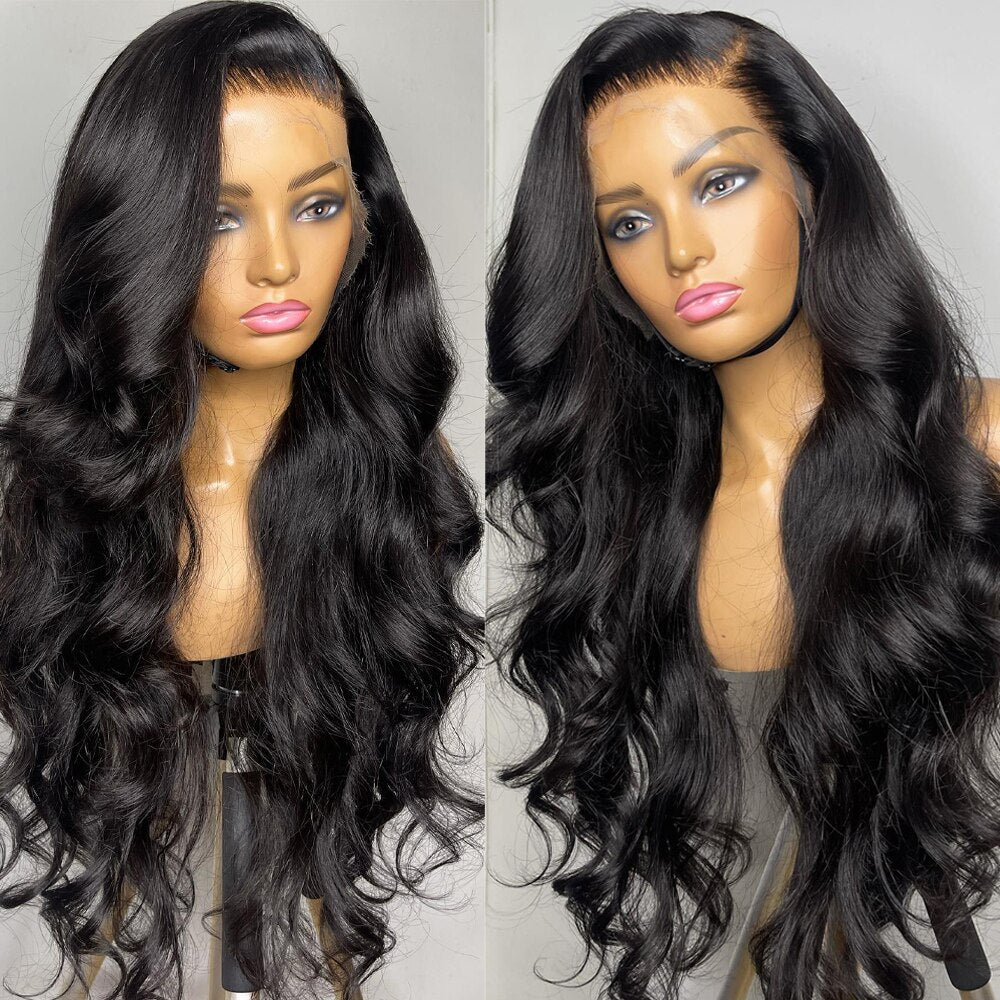 Body Wave Transparent Lace Front Wigs