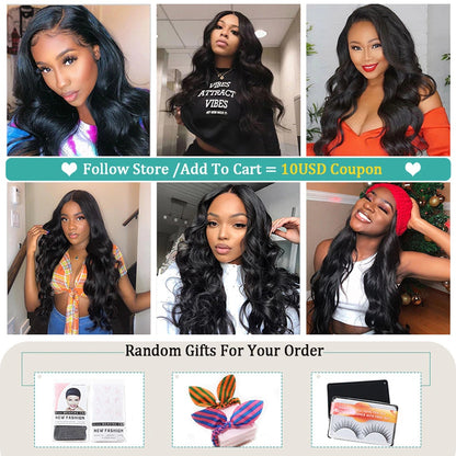 Glueless Ready To Wear Body Wave Lace Front Wig