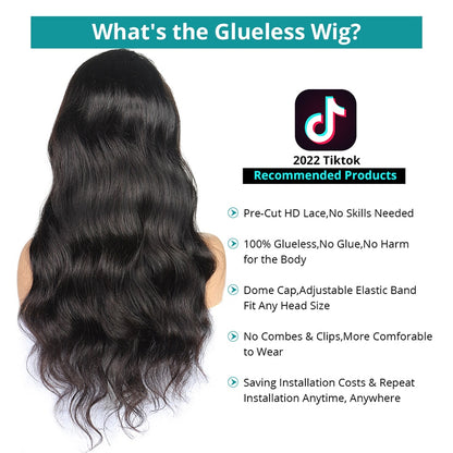 Glueless Ready To Wear Body Wave Lace Front Wig