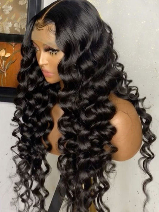 Pre-Plucked Loose Deep Wave Lace Front Wig