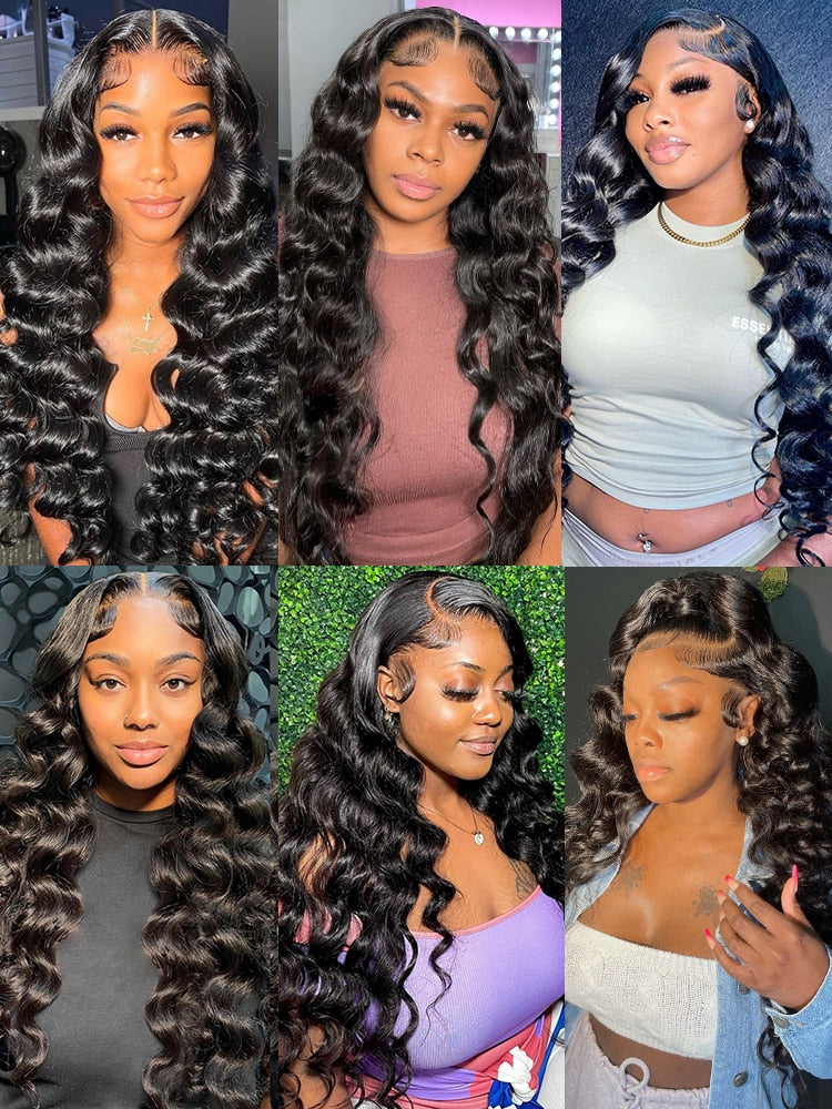 Pre-Plucked Loose Deep Wave Lace Front Wig