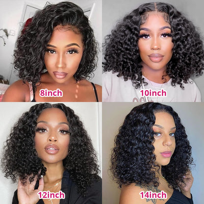 Ready To Wear PreCut Preplucked Deep Wave Lace Front Wig