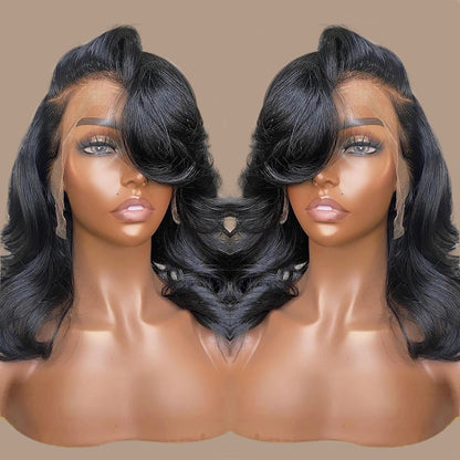 Transparent Lace Remy Body Wave Lace Wigs