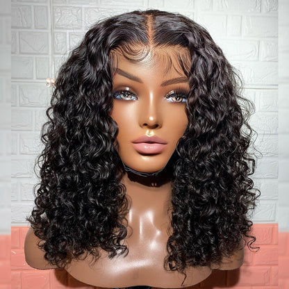 Pre-Plucked Water Wave Lace Front Brazilian Wig