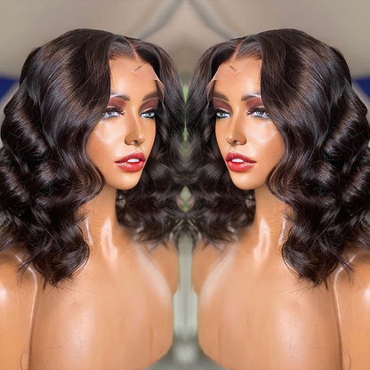 Transparent Lace Remy Body Wave Lace Wigs