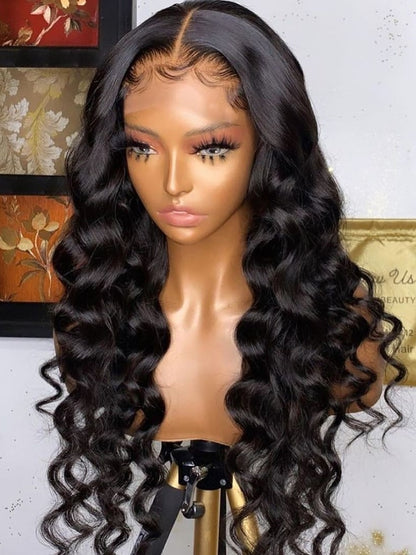 Pre-Plucked Loose Deep Wave Lace Front Wig