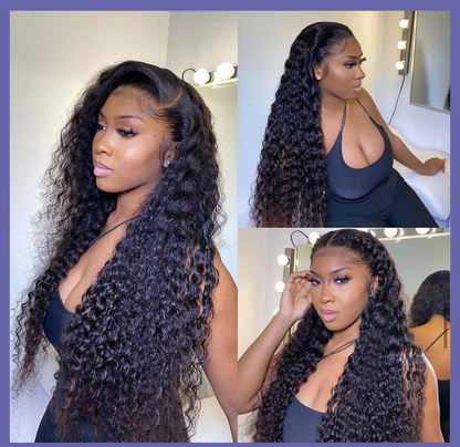 Loose Deep Wave HD Frontal Brazilian Wigs