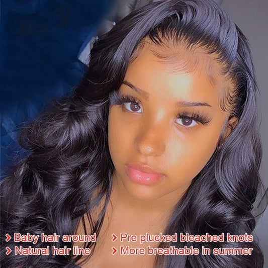 Transparent Lace  Remy Body Wave Lace Wigs